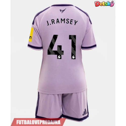 Lacne Dětský Futbalové dres Newcastle United Jacob Ramsey #41 2026-27 Krátky Rukáv - Tretina (+ trenírky)
